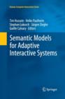 Image for Semantic models for adaptive interactive systems