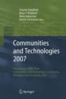 Image for Communities and Technologies 2007