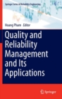 Image for Quality and reliability management and its applications