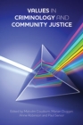 Image for Values in Criminology and Community Justice
