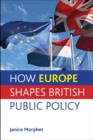 Image for How Europe Shapes British Public Policy
