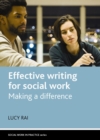 Image for Effective writing for social work  : making a difference