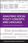 Image for Analysing social policy concepts and language  : comparative and transnational perspectives