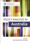 Image for Policy analysis in Australia