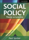 Image for Social policy  : theory and practice