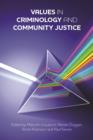 Image for Values in criminology and community justice