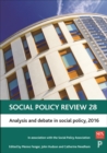 Image for Social policy review 28: Analysis and debate in social policy, 2016