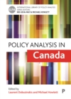 Image for Policy Analysis in Canada : 13