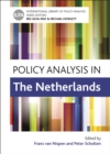 Image for Policy analysis in the Netherlands : 3
