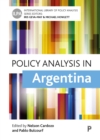 Image for Policy Analysis in Argentina