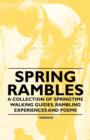 Image for Spring Rambles - A Collection of Springtime Walking Guides, Rambling Experiences and Poems