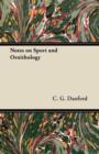 Image for Notes on Sport and Ornithology