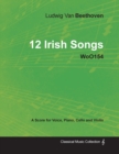 Image for Ludwig Van Beethoven - 12 Irish Songs - WoO154 - A Score for Voice, Piano, Cello and Violin