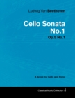 Image for Ludwig Van Beethoven - Cello Sonata No.1 - Op.5 No.1 - A Score for Cello and Piano