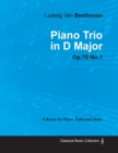 Image for Ludwig Van Beethoven - Piano Trio in D Major - Op.70 No.1 - A Score Piano, Cello and Violin