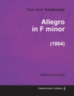 Image for Allegro in F Minor - A Score for Solo Piano (1864)