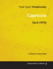Image for Capriccio - A Score for Solo Piano Op.8 (1870)
