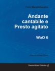 Image for Andante Cantabile E Presto Agitato WoO 6 - For Solo Piano