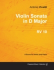 Image for Violin Sonata in D Major RV 10 - For Violin and Piano