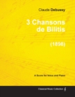 Image for 3 Chansons De Bilitis - For Voice and Piano (1898)