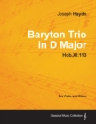 Image for Baryton Trio in D Major Hob.XI : 113 - For Cello and Piano