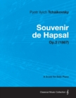 Image for Souvenir De Hapsal - A Score for Solo Piano Op.2 (1867)