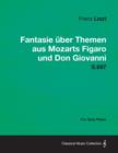 Image for Fantasie Uber Themen Aus Mozarts Figaro Und Don Giovanni S.697 - For Solo Piano