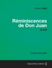 Image for Reminiscences De Don Juan S.418 - For Solo Piano (1841)