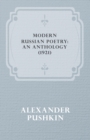 Image for Modern Russian Poetry: An Anthology (1921)