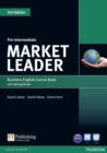 Image for Market Leader 3rd Edition Pre-Intermediate Coursebook for DVD-ROM and MyEnglishLab Pack