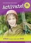 Image for Activate! B1 Students&#39; Book eText Access Card with DVD