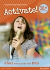Image for Activate! B1+ Students&#39; Book eText Access Card with DVD