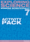 Image for Exploring Science: Working Scientifically Activity Pack Year 7