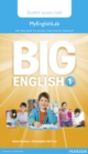 Image for Big English 1 Pupil&#39;s MyEnglishLab Access Code (standalone)