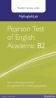 Image for MyEnglishLab Pearson Test of English Academic B2 Standalone Student Access Card