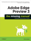 Image for Adobe Edge preview 3: the Missing Manual