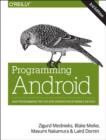 Image for Programming Android : Java Programming for the New Generation of Mobile Devices