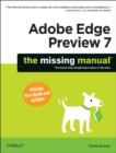 Image for Adobe Edge Preview 7: The Missing Manual