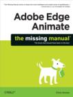 Image for Adobe Edge Animate: the missing manual : the book that should have been in the box