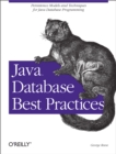 Image for Java database best practices