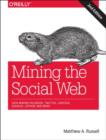 Image for Mining the social web