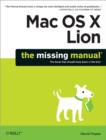 Image for Mac OS X Lion: The Missing Manual