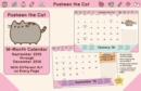 Image for Pusheen the Cat 2015-2016 16-Month Desk Pad Calendar : September 2015 through December 2016