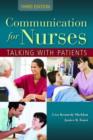 Image for Communication for nurses  : talking with patients