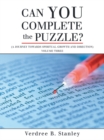Image for Can You Complete the Puzzle?: A Journey Towards Spiritual Growth and Direction) Volume Three