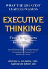 Image for Executive Thinking : From Brightness to Brilliance