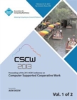Image for Cscw 13 Proceedings of the 2013 ACM Conference on Computer Supported Cooperative Work V 1