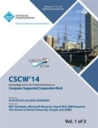 Image for CSCW 14 Vol 1 Computer Supported Cooperative Work