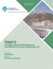 Image for FOGA 15 Foundations on Genetic Algorithms XIII