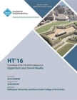 Image for HT 16 27th ACM Conference on Hypertext &amp; Social Media